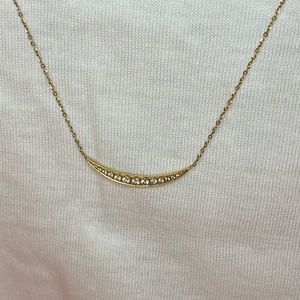 18k gold and diamond necklace
